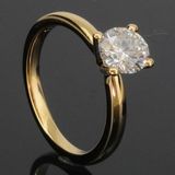 RASK wm100590019 Solitaire ring 18K guld 750 1.0ct. TW-SI-GIA