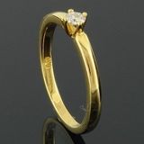 RASK wm128765119 Solitaire ring 18K guld 750 0.10ct. TW-SI