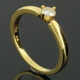 RASK wm128766119 Solitaire ring 18K guld 750 0.15ct. TW-SI