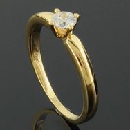 RASK wm128767119 Solitaire ring 18K guld 750 0.25ct. TW-SI