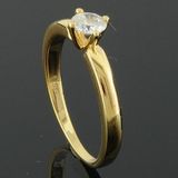 RASK wm128768119 Solitaire ring 18K guld 750 0.33ct. TW-SI