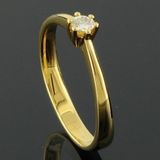 RASK wm128817119 Solitaire ring 18K guld 750 0.10ct. TW-SI