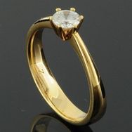 RASK wm128820119 Solitaire ring 18K guld 750 0.33ct. TW-SI