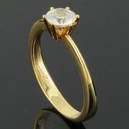 RASK wm128821219 Solitaire ring 18K guld 750 0.50ct. TW-SI