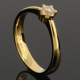 RASK wm129267119 Solitaire ring 18K guld 750 0.20ct. TW-SI