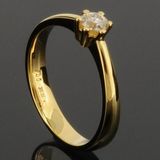 RASK wm129267219 Solitaire ring 18K guld 750 0.20ct. TW-SI