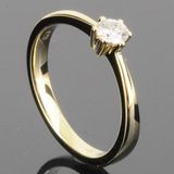 RASK wm129389019 Solitaire ring 14K guld 585 0.20ct. W-SI
