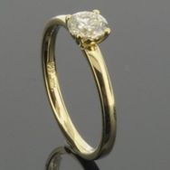 RASK wm129520019 Solitaire ring 14K guld 585 0.50ct. TW-SI