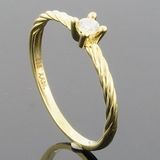 RASK wm129593019 Solitaire ring 14K guld 585 0.07ct. W-SI