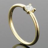 RASK wm129599019 Solitaire ring 14K guld 585 0.20ct. W-SI
