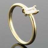 RASK wm129601019 Solitaire ring 14K guld 585 0.20ct. TW-SI