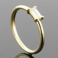 RASK wm129603019 Solitaire ring 14K guld 585 0.20ct. W-SI