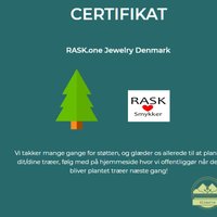 RASK Smykker Klimatræ Certifikat