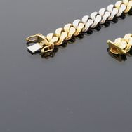 Herrearmbånd 21cm, 9mm 33,92g 14K bicolor guld - wm-900019119