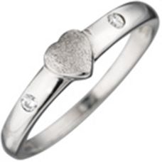 Hjerte ring sølv sh513350