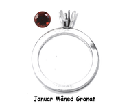 M01 Januar Granat / Sølv