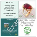 RASK ® CO₂ Certifikat dyrere smykker