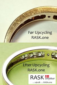 RASK Smykker | RASK.one Jewelry Denmark Upcycling og Salg af bæredygtige smykker - Før og Efter