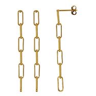 RASK la323258 earring hanger gold-plated-trace-chain