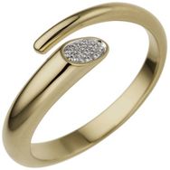 RASK sh502820 Cluster ring 6mm 14K guld 585 Diamanter 0.035ct. W-SI
