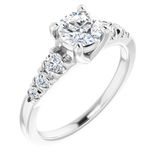 RASK st126095 14K gold 1.0ct. Engagement ring a