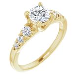 RASK st126095 14K gold 1.0ct. Engagement ring b