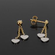 RASK wm692152019 earring hanger 14K bicolor guld 585 27mm