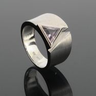 RASK wm746225019 Ametyst Ring 11mm, Sølv