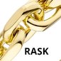 Mange muligheder for guldkæder kæder Halskæder halskæde armbånd armlænke armring Anker rund faset Panser Konge hos RASK Guld Smykker