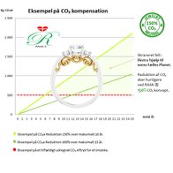 Hurtigere CO2 reduktion ved et 150% CO2 koncept - RASK Smykker Danmark - mere bæredygtige smykker til Dig