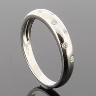 Sølv Smykkesæt 06 - 746566019 Ring 3-4mm 8 zirkonia