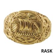 RASK Vikingesmykker Guld V.K.N.G. 