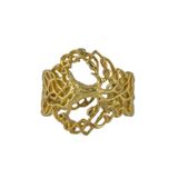 RASK: V.K.N.G. Yggdrasil Ornament Gold Ring
